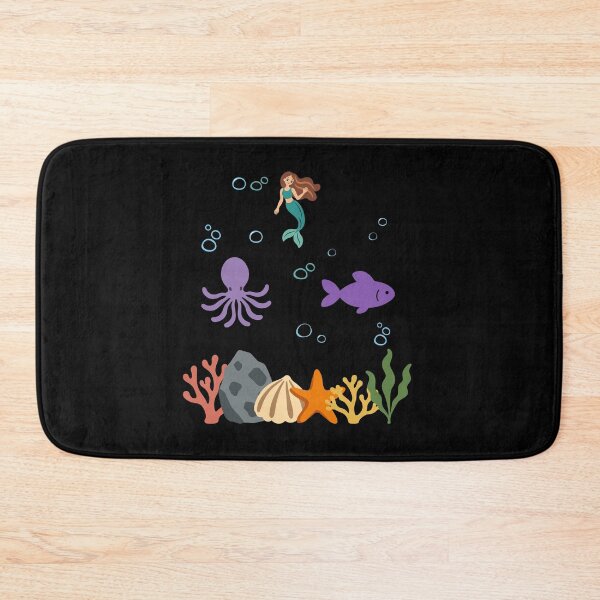 Item preview, Mermaid underwater children octopus fish ocean designed and sold by Sir-Freaky.