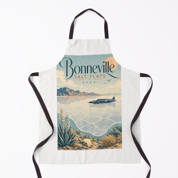 Item preview, Bonneville Salt Flats Utah with Wasatch Mountains designed and sold by Places On Earth.