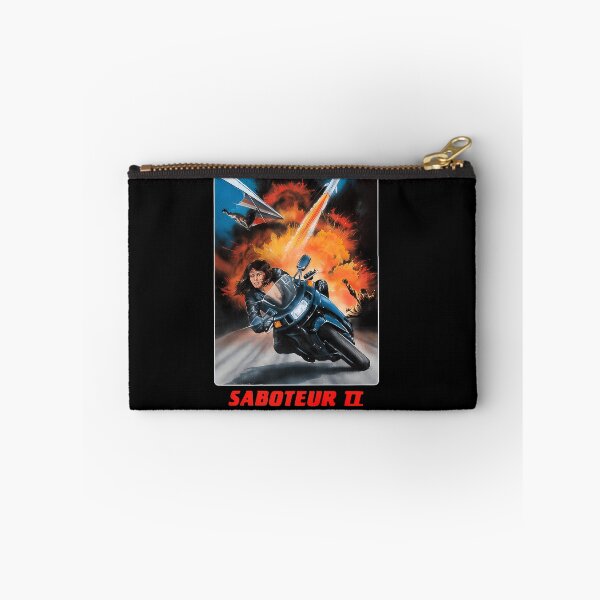 Item preview, Female Biker On Blue Motorcycle Near Explosive Missile Launch designed and sold by MillicentCouder.
