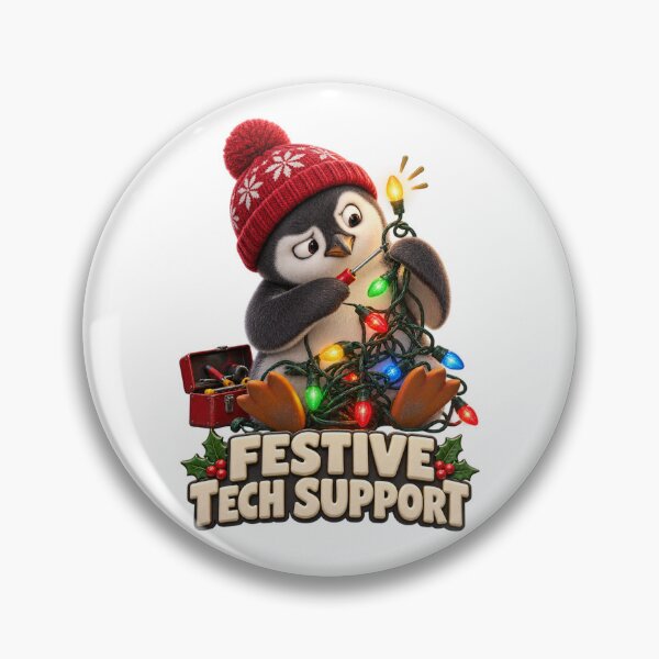 Item preview, Festive Tech Support Penguin designed and sold by TrendTribeTP.