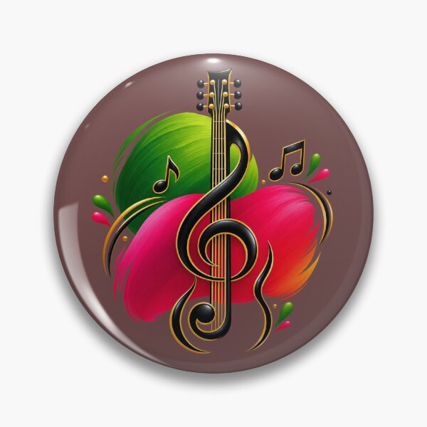 Item preview, Abstract Guitar Treble Clef Music Graphic designed and sold by ShivCraftStudio.
