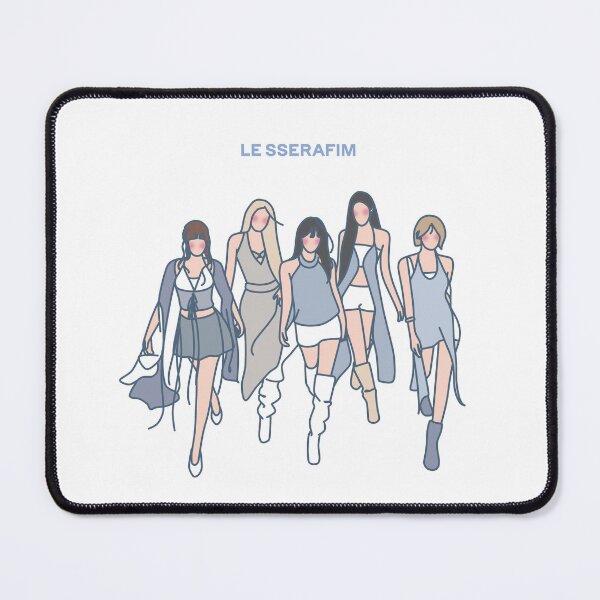 Item preview, LE SSERAFIM KPOP ART designed and sold by cepluk.