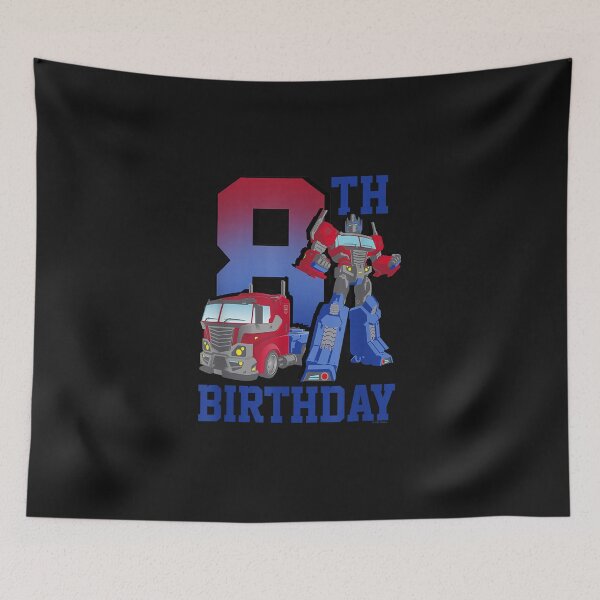 Item preview, Tr4nsformersz Optimus Prime 8th Birthday Gradient Fill Poster designed and sold by ElenaDennis50.