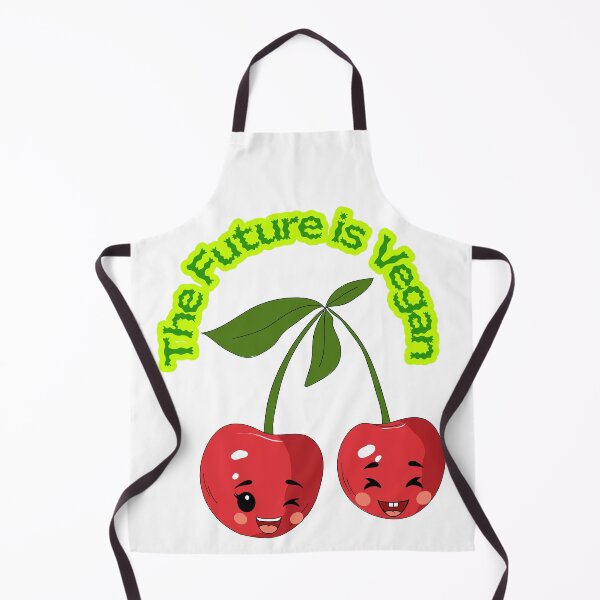Item preview, The Future Is Vegan Cute Cherry Quote designed and sold by Lakshimalsha.