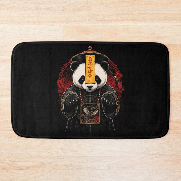 Item preview, 急急如律令 Jiangshi Panda - Chinese Vampire Talisman Halloween Streetwear designed and sold by Eagle Vision Designs.