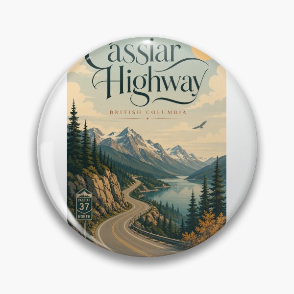 Item preview, Cassiar Highway British Columbia Through Northern Mountains designed and sold by Aryabek.