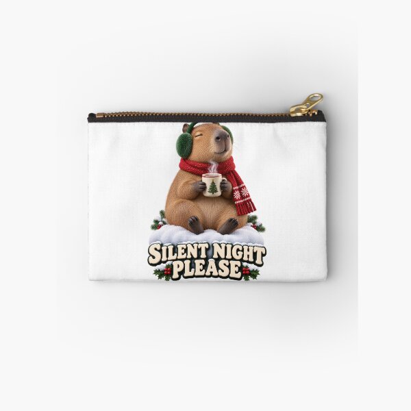 Item preview, Silent Night Please Capybara designed and sold by TrendTribeTP.