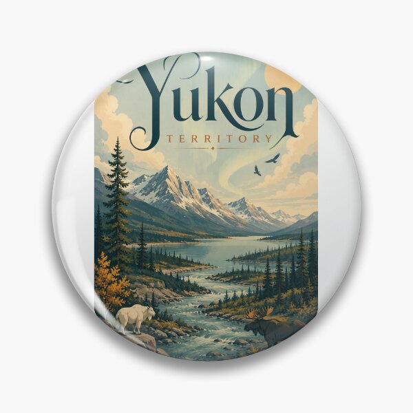 Item preview, Yukon Territory Mountain Wilderness and Northern Wildlife designed and sold by Aryabek.