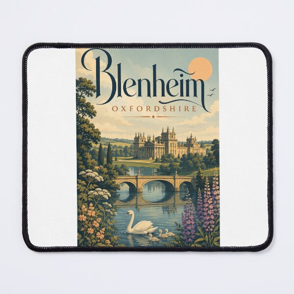 Item preview, Blenheim Oxfordshire with Blenheim Palace and Great Lake designed and sold by Aryabek.
