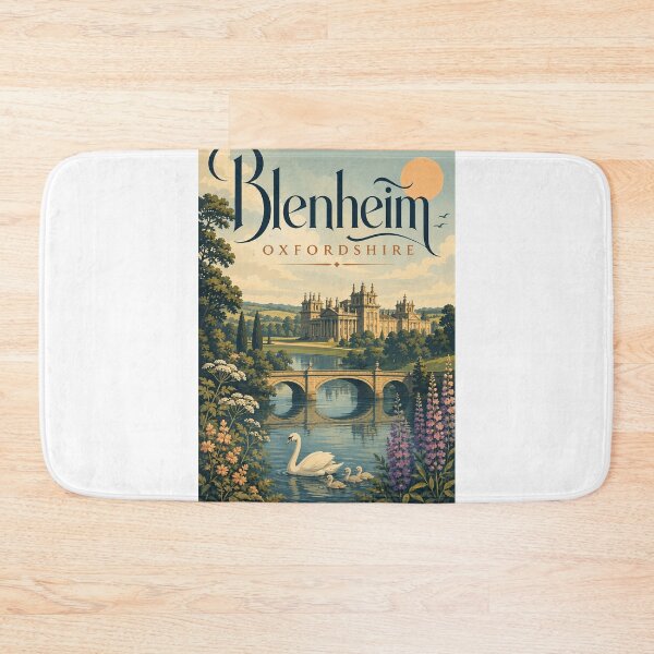 Artikelvorschau, Blenheim in Oxfordshire mit Blenheim Palace und dem Großen See entworfen und verkauft von Aryabek.