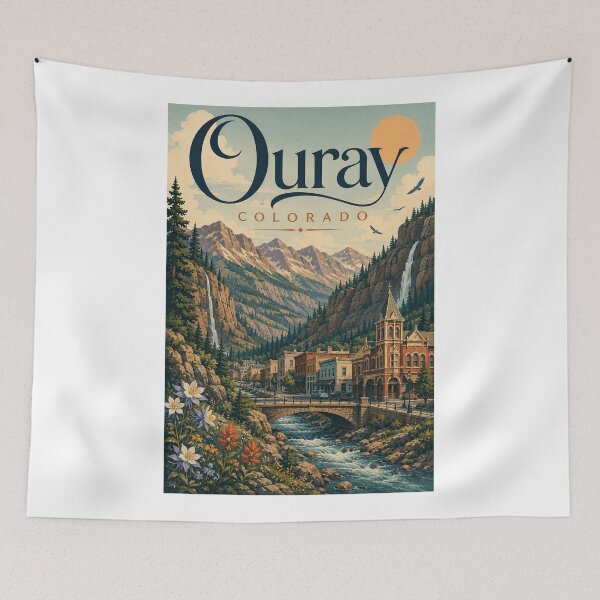 Item preview, Ouray Colorado Mountain Town in the San Juan Mountains designed and sold by Aryabek.