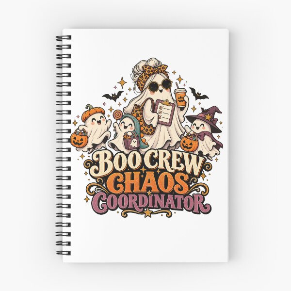 Item preview, Boo Crew Chaos Coordinator Halloween Mom designed and sold by ClaSciStore.
