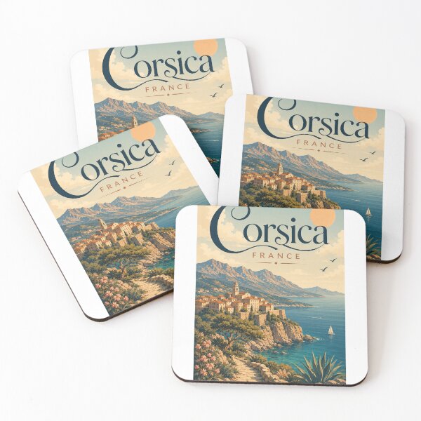 Item preview, Corsica France Mediterranean Citadel and Mountain Coast designed and sold by Aryabek.