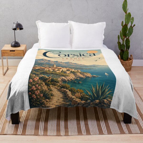 Item preview, Corsica France Mediterranean Citadel and Mountain Coast designed and sold by Aryabek.