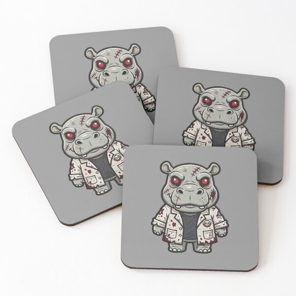 Item preview, Hippo Halloween Zombie Doctor Monster Spooky Art designed and sold by ArtDesignTp.