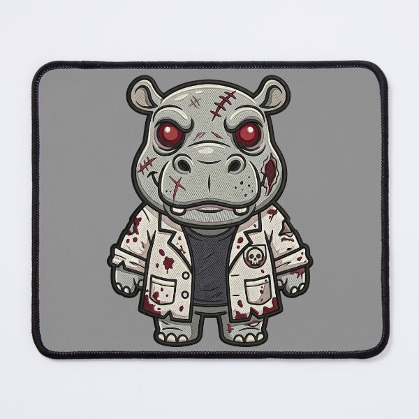 Item preview, Hippo Halloween Zombie Doctor Monster Spooky Art designed and sold by ArtDesignTp.