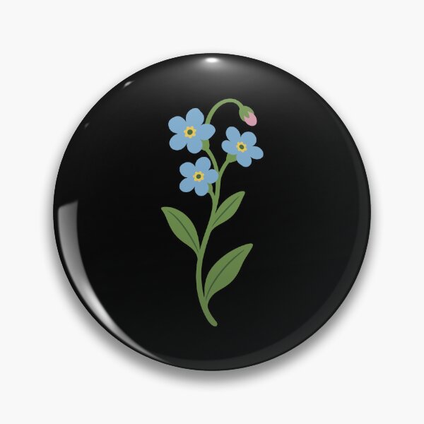 Item preview, Forget-me-not flowers botanically plants designed and sold by Sir-Freaky.