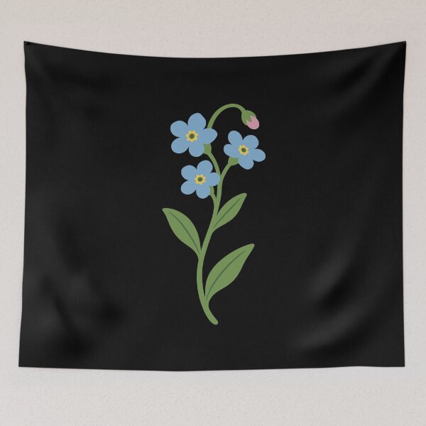 Item preview, Forget-me-not flowers botanically plants designed and sold by Sir-Freaky.