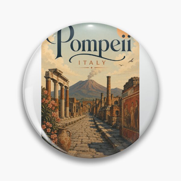 Item preview, Pompeii Italy Ancient Roman Ruins Beneath Mount Vesuvius designed and sold by Aryabek.