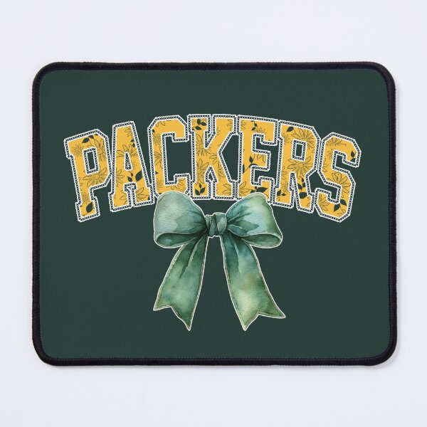 Item preview, Packers Floral Coquette Bow designed and sold by Floral Vintage.