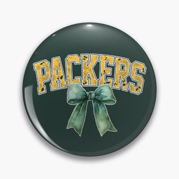 Item preview, Packers Floral Coquette Bow designed and sold by Floral Vintage.