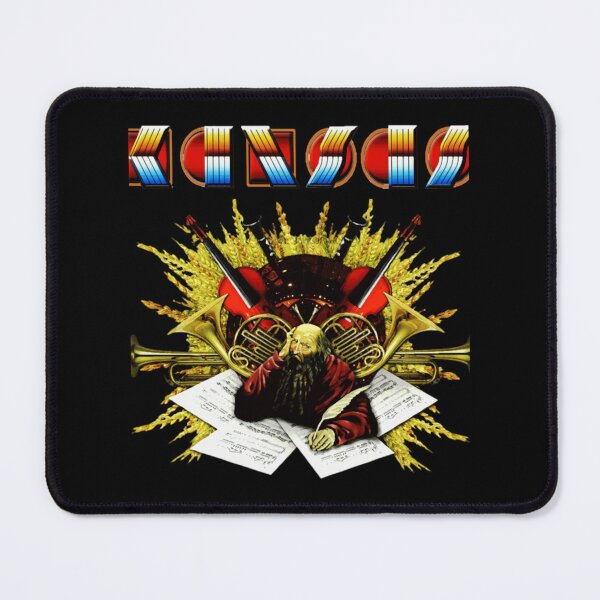 Item preview, Kansas Progressive Rock Ornate Vintage Crest Graphic designed and sold by CecilLeannon.