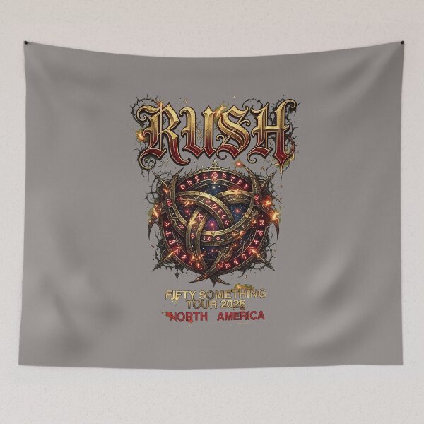 Item preview, Distressed Band Logo Tour Style Artwork-46 designed and sold by PascalBrandt.