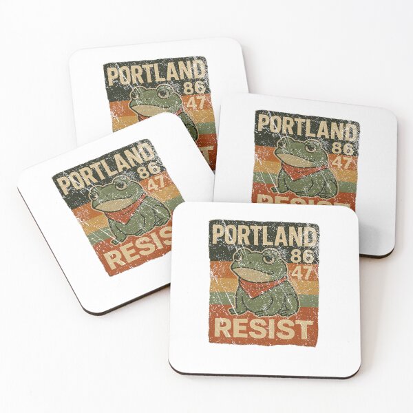 Item preview, Portland Resist Retro Bandana Frog 86 47 Vintage Activism Graphic designed and sold by QLShop.