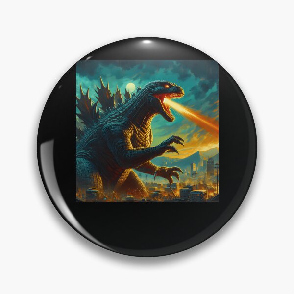 Item preview, Giant Kaiju Monster Breathing Fire Over City designed and sold by Jaysonjohnsonr.