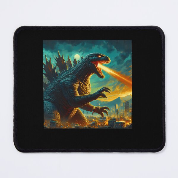 Item preview, Giant Kaiju Monster Breathing Fire Over City designed and sold by Jaysonjohnsonr.