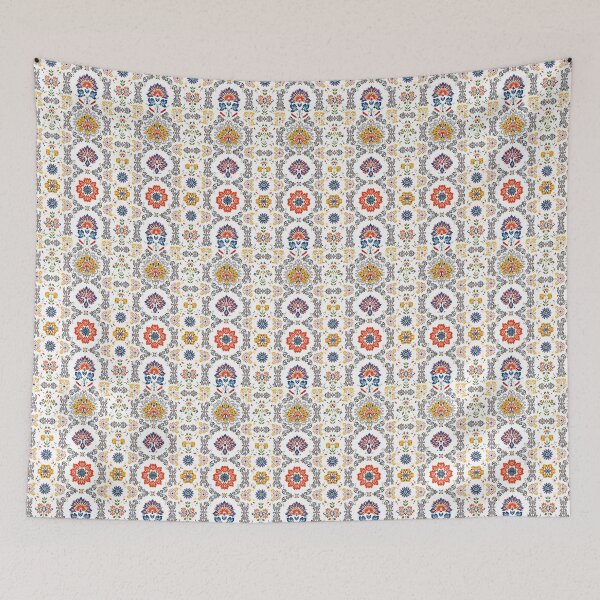 Item preview, Red Floral Embroidery Motif, Vintage Patterns Modern Style designed and sold by danaJG.