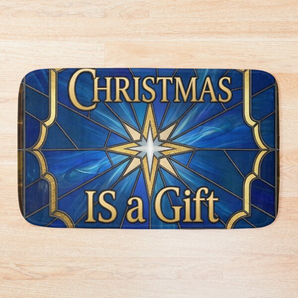Item preview, Christmas Is A Gift - Stained Glass Star designed and sold by Sybille-Yates.