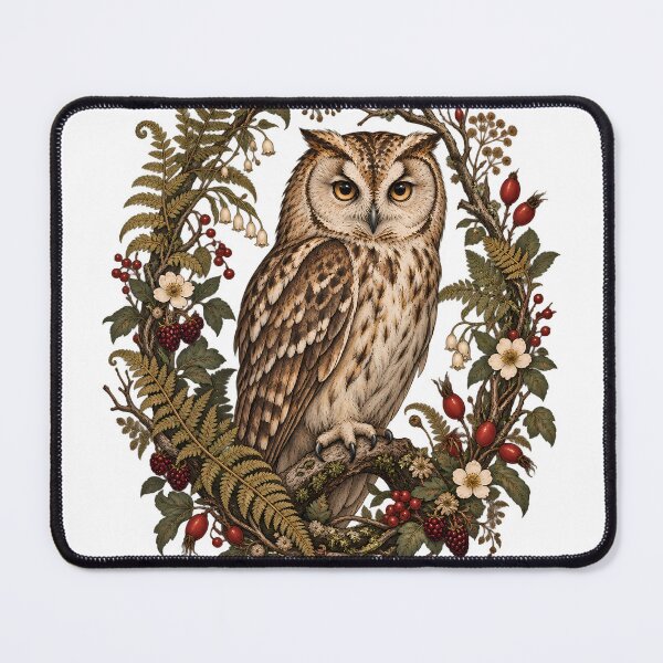 Item preview, Owl of the Fern Hollow designed and sold by artditisme.