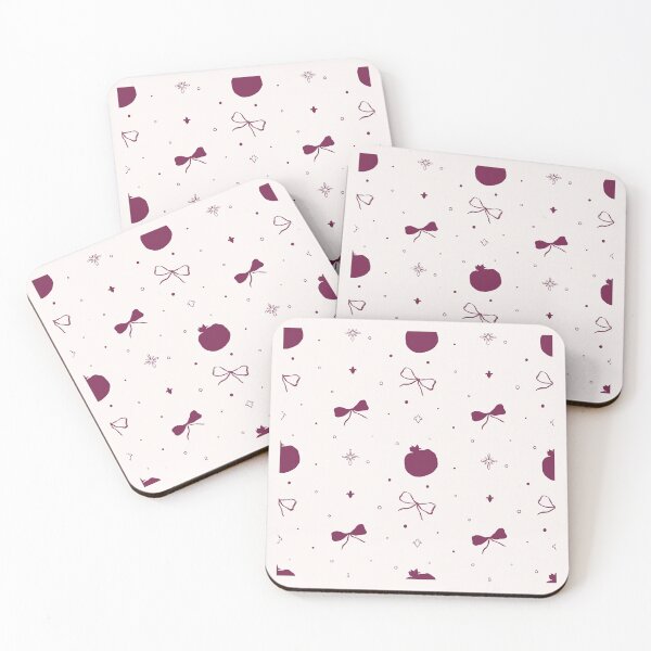 Item preview, Pomegranate Bows and Floral Whimsy Pattern designed and sold by Sagi Jane Art.