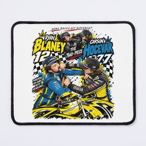 Item preview, Carson Hocevar punch Ryan Blaney Fight Twice Funny Meme designed and sold by PayneLaurie.