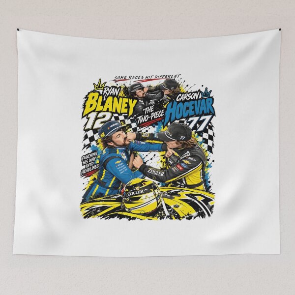 Item preview, Carson Hocevar punch Ryan Blaney Fight Twice Funny Meme designed and sold by PayneLaurie.