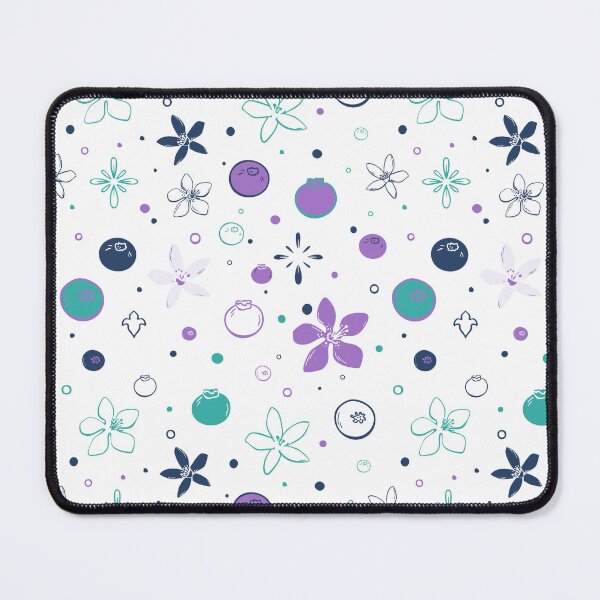 Item preview, Blueberry Blossoms and Playful Floral Pattern designed and sold by Sagi Jane Art.