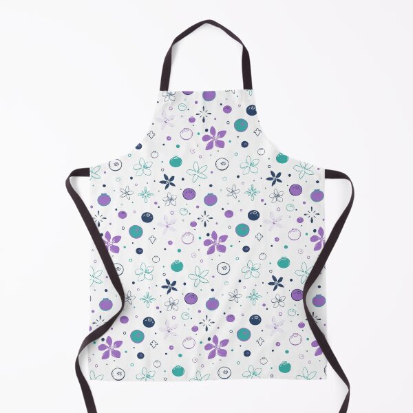 Item preview, Blueberry Blossoms and Playful Floral Pattern designed and sold by Sagi Jane Art.