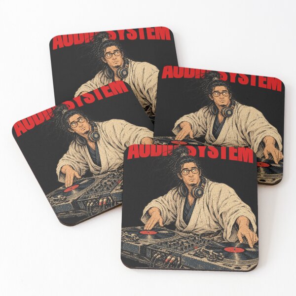 Item preview, Bushido Spin Audio System Ronin DJ - Topknot Samurai DJ Art designed and sold by BRTHRCNK01.