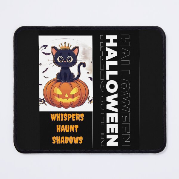 Item preview, Funny Halloween Black Cat Spooky Night Design – Cute Witch, Ghost & Pumpkin Artwork designed and sold by Soft Strength Studio.