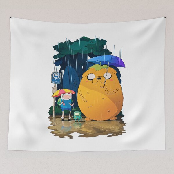 Item preview, Adventure Time Totoro Rain Crossover designed and sold by neelydirt-r.