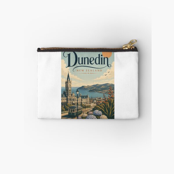 Item preview, Dunedin New Zealand Railway Station Overlooking Otago Harbour designed and sold by Aryabek.