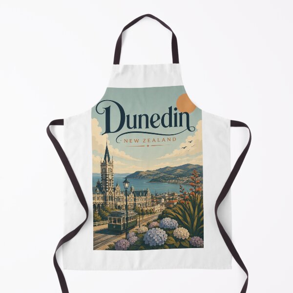 Item preview, Dunedin New Zealand Railway Station Overlooking Otago Harbour designed and sold by Aryabek.