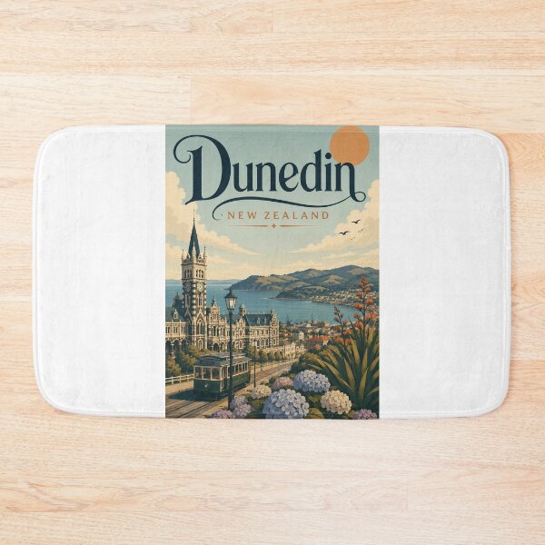 Item preview, Dunedin New Zealand Railway Station Overlooking Otago Harbour designed and sold by Aryabek.