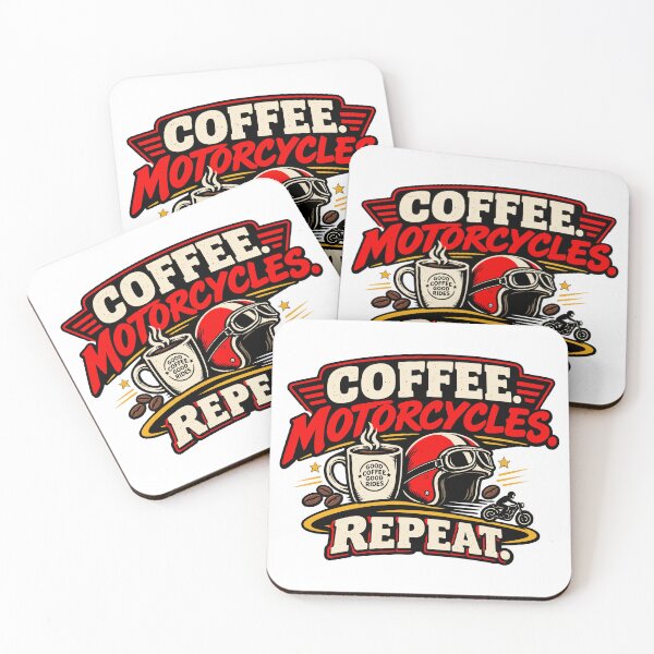Item preview, Coffee Motorcycles Repeat  designed and sold by RAS-77.