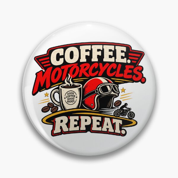 Item preview, Coffee Motorcycles Repeat  designed and sold by RAS-77.