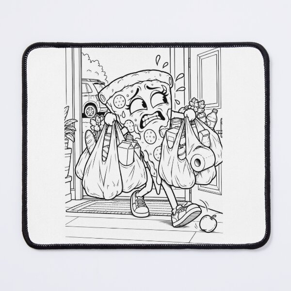 Item preview, Pizza vs Groceries Funny Adulting Disaster designed and sold by ComedyInkFactor.