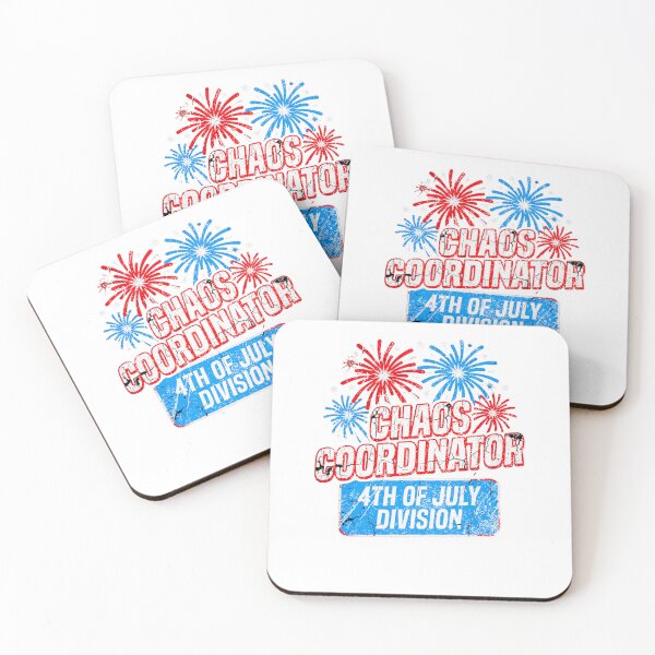 Item preview, 4th Of July Chaos Coordinator Division Fireworks Retro Patriotic Graphic designed and sold by QLShop.