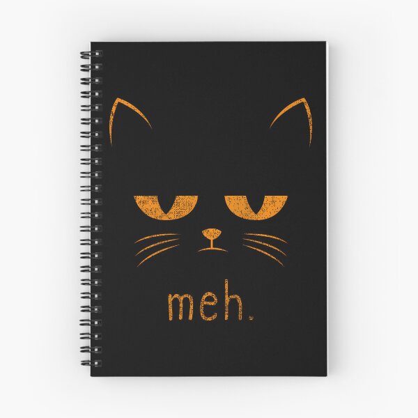 Item preview, Meh Black Cat Face for an Unimpressed Halloween designed and sold by Michasstuckey.