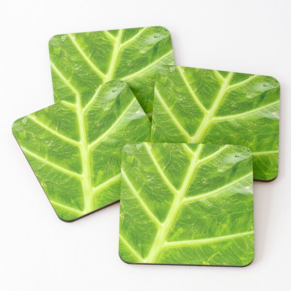 Item preview, Bold Green Elephant Ear Leaf Veins - Tropical Alocasia Botanical Pattern Art designed and sold by kimwhatbely.